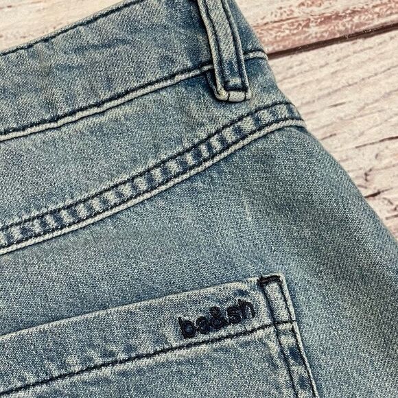 ba&sh Faded Denim Lady Skirt Midi Size 3 = US Large - Picture 12 of 12